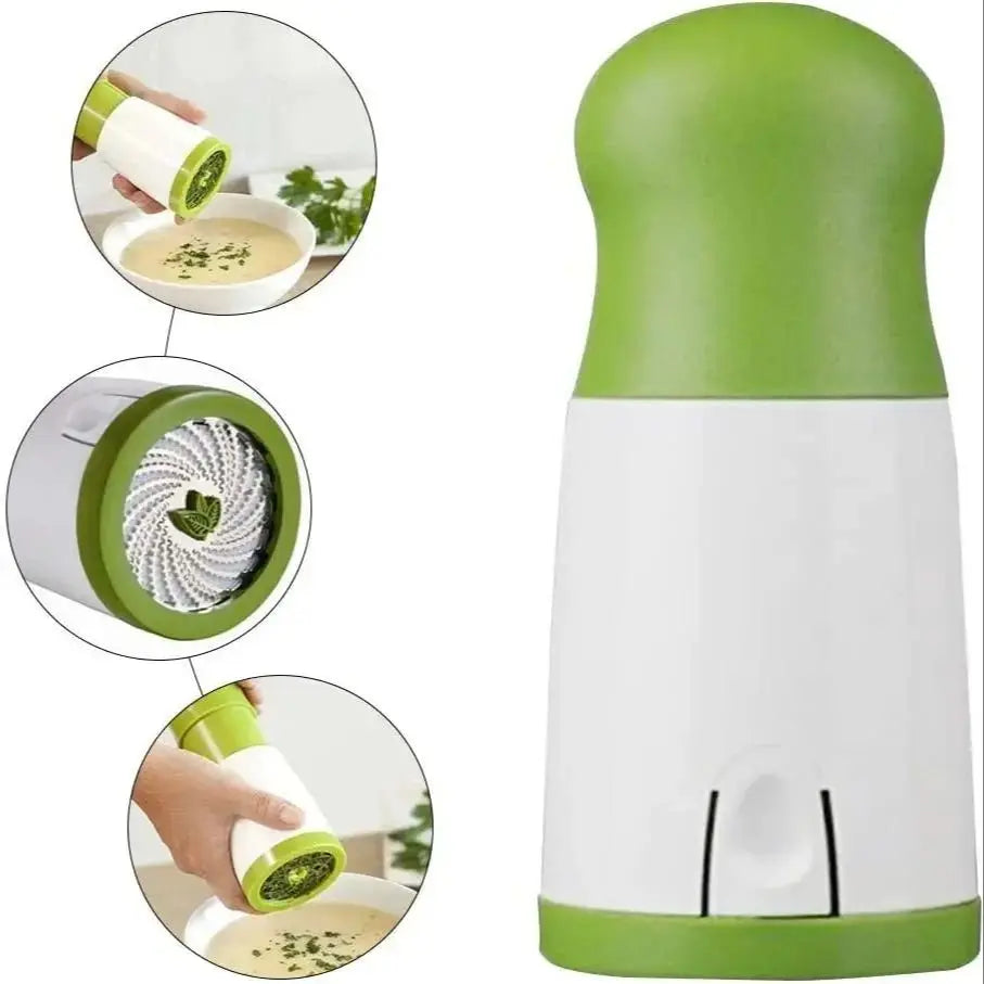 Manual Herb Chopper, Spice Grinder & Vegetable Cutter