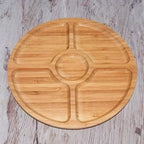 Bamboo Fruit Tray with Dividers