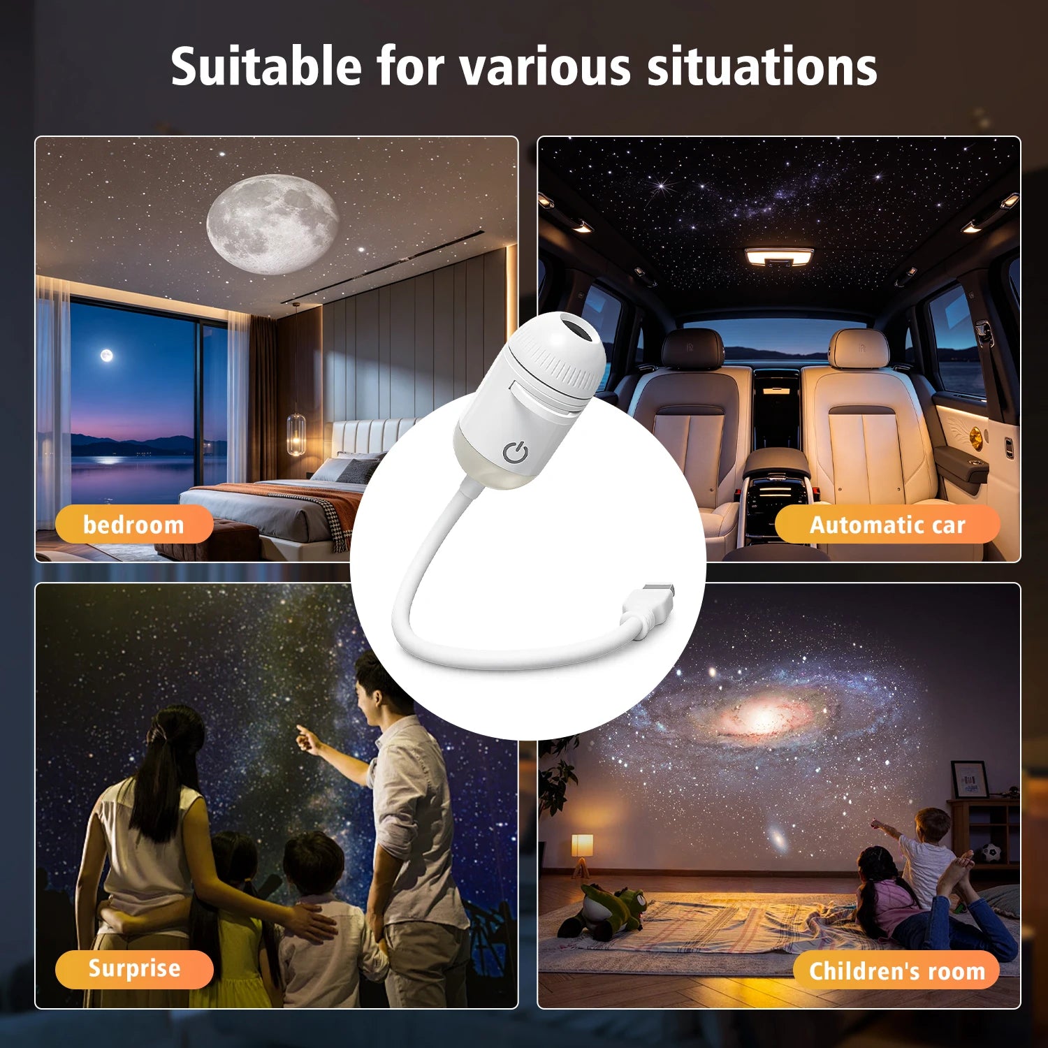 LED Ambient Projector Light
