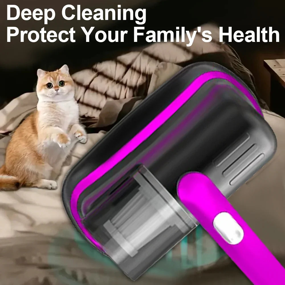 Cordless Mattress Vacuum Cleaner UV-C HEPA Filter
