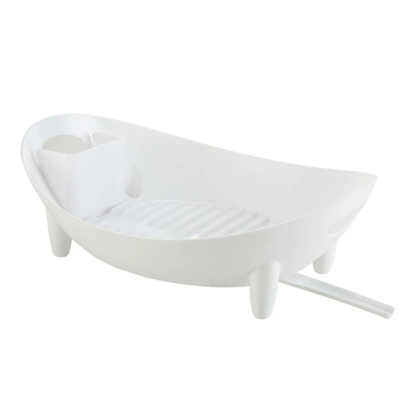 Dish Drying Rack with Utensil Holder, Plate & Bowl Organizer