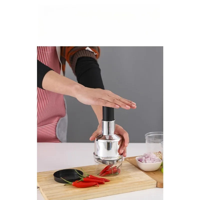 Stainless Steel Garlic Press