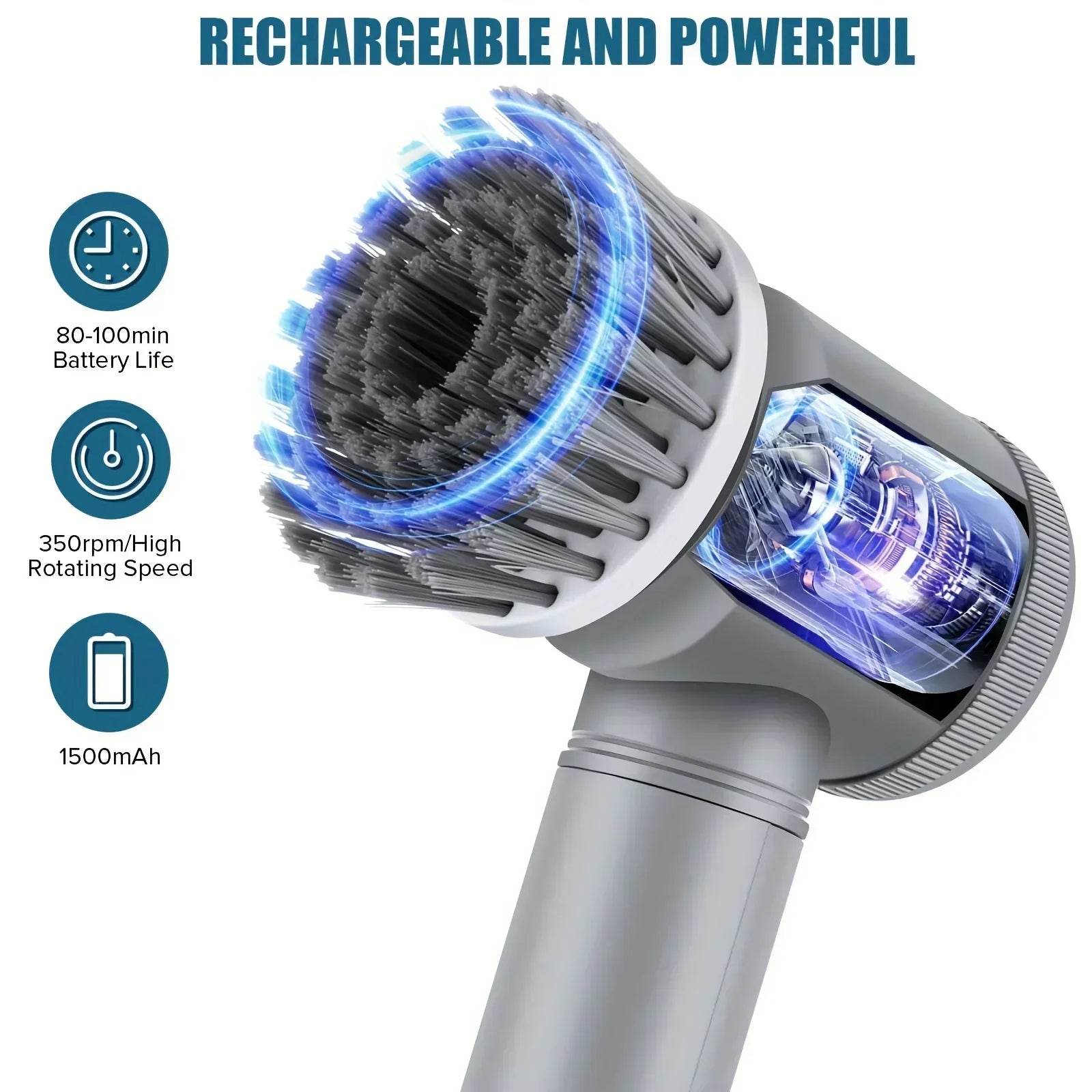 Wireless Electric Spin Brush Cleaner