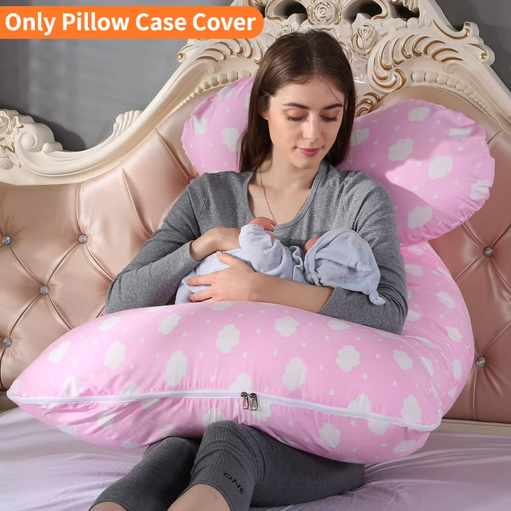 U-Shaped Maternity Pillow Cover, Pregnancy Support Pillow Case
