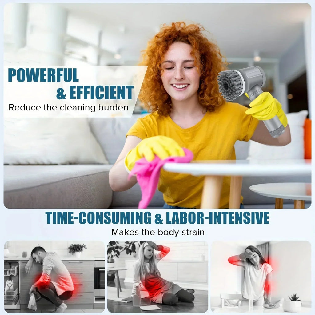 Wireless Electric Spin Brush Cleaner