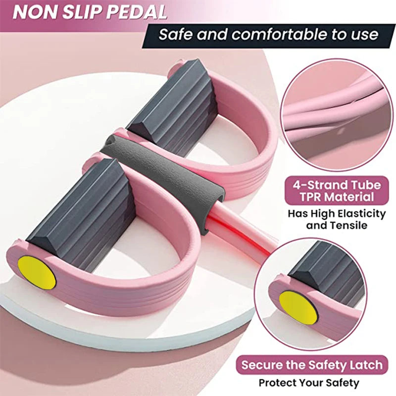 Resistance Bands With Pedal