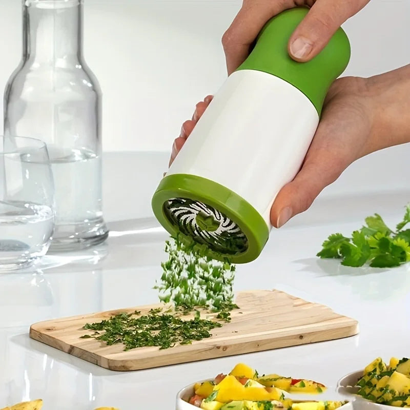 Manual Herb Chopper, Spice Grinder & Vegetable Cutter