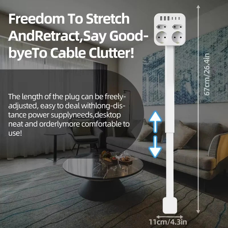 Outlet Extender With USB