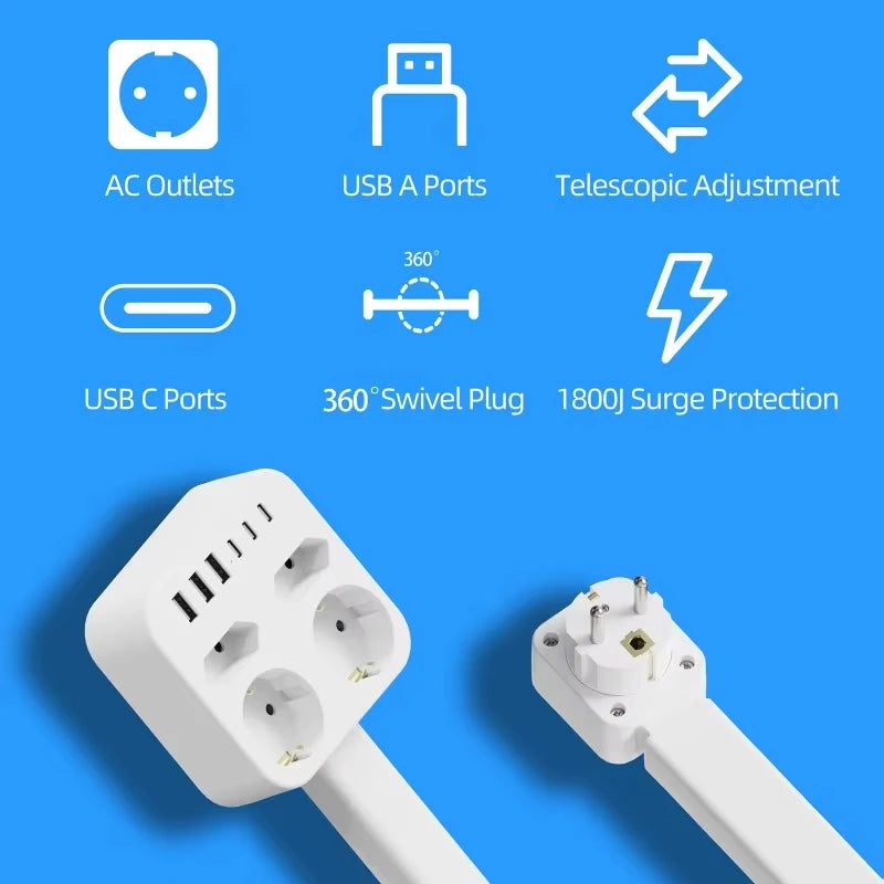 Outlet Extender With USB