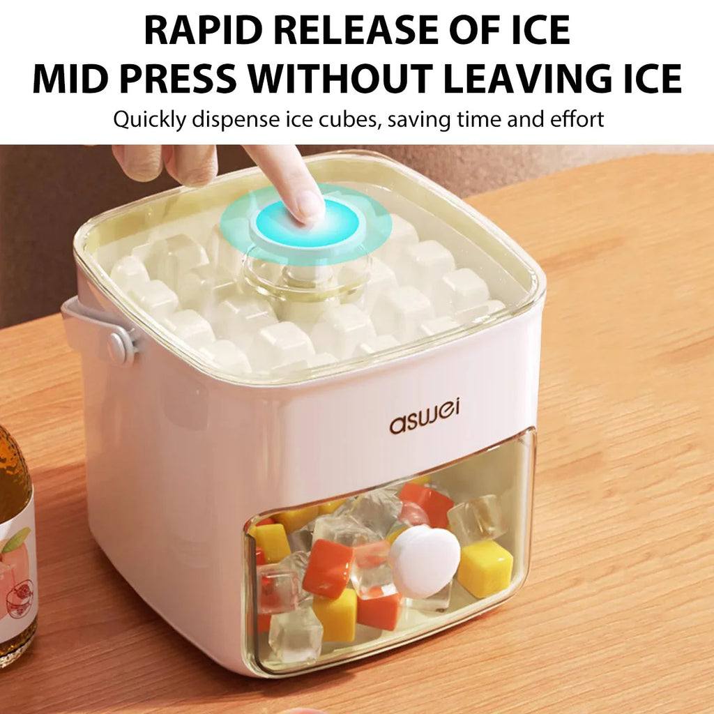 Ice Cube Maker With Storage Box
