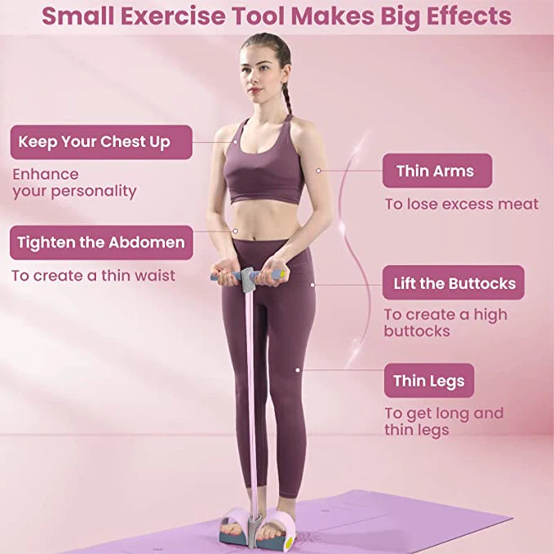 Resistance Bands With Pedal