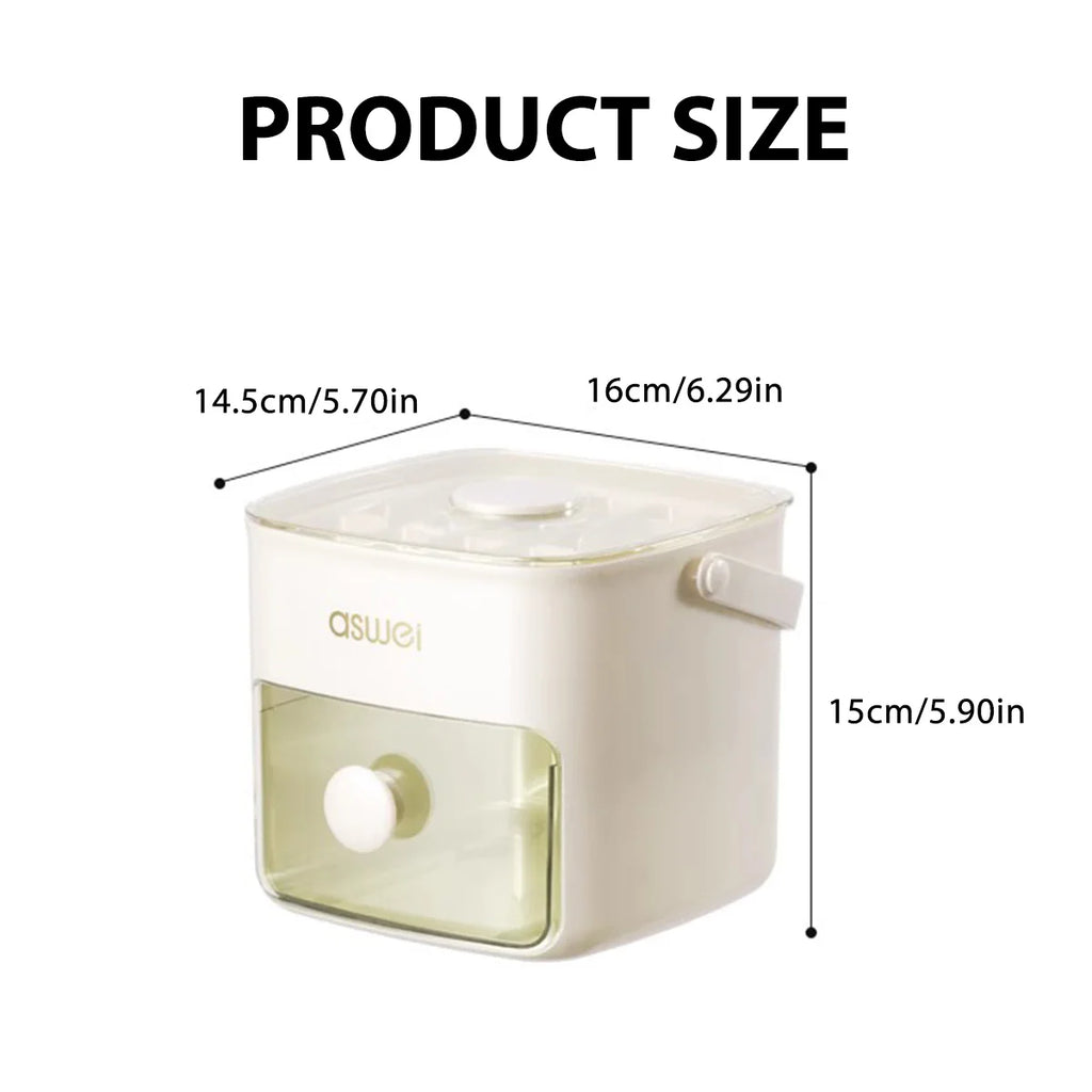 Ice Cube Maker With Storage Box