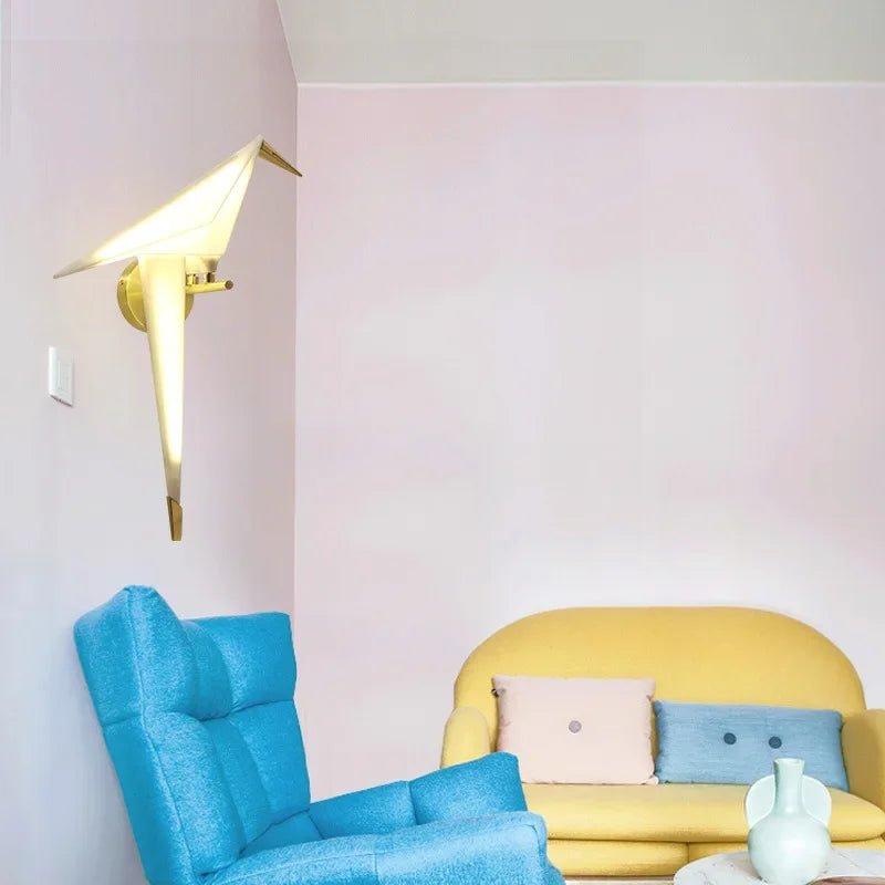 LED Bird Wall Lamp
