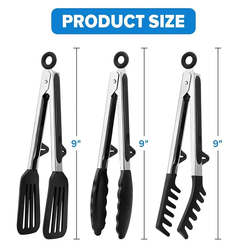 Silicone BBQ Tongs
