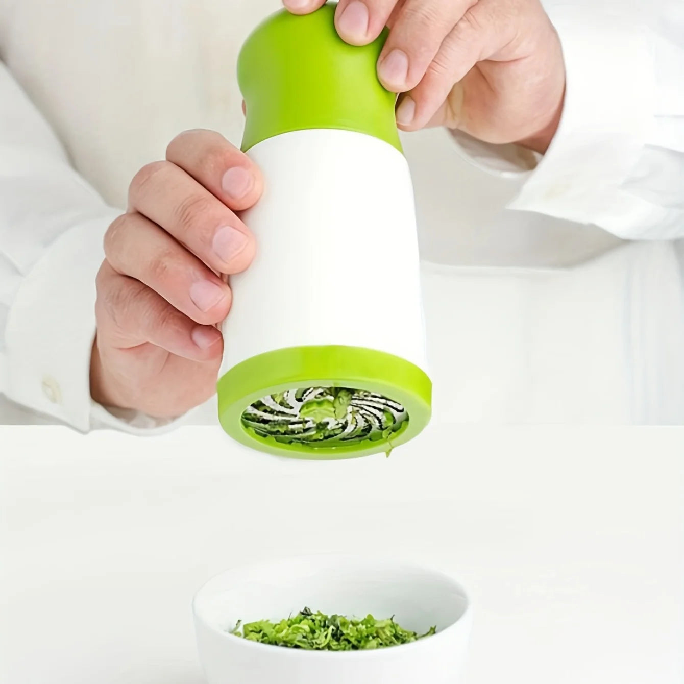 Manual Herb Chopper, Spice Grinder & Vegetable Cutter