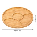 Bamboo Fruit Tray with Dividers