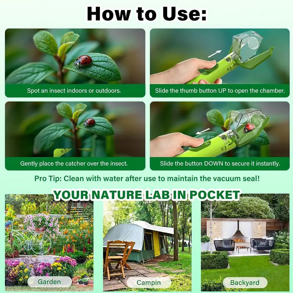 Kids Bug Catcher with Magnifying Observation Box