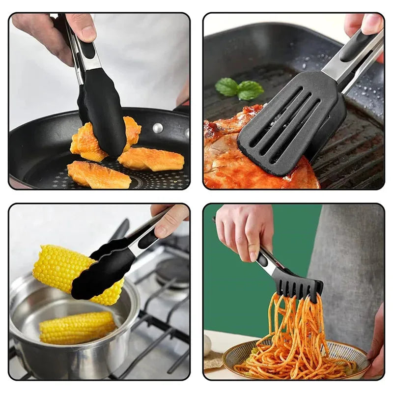 Silicone BBQ Tongs