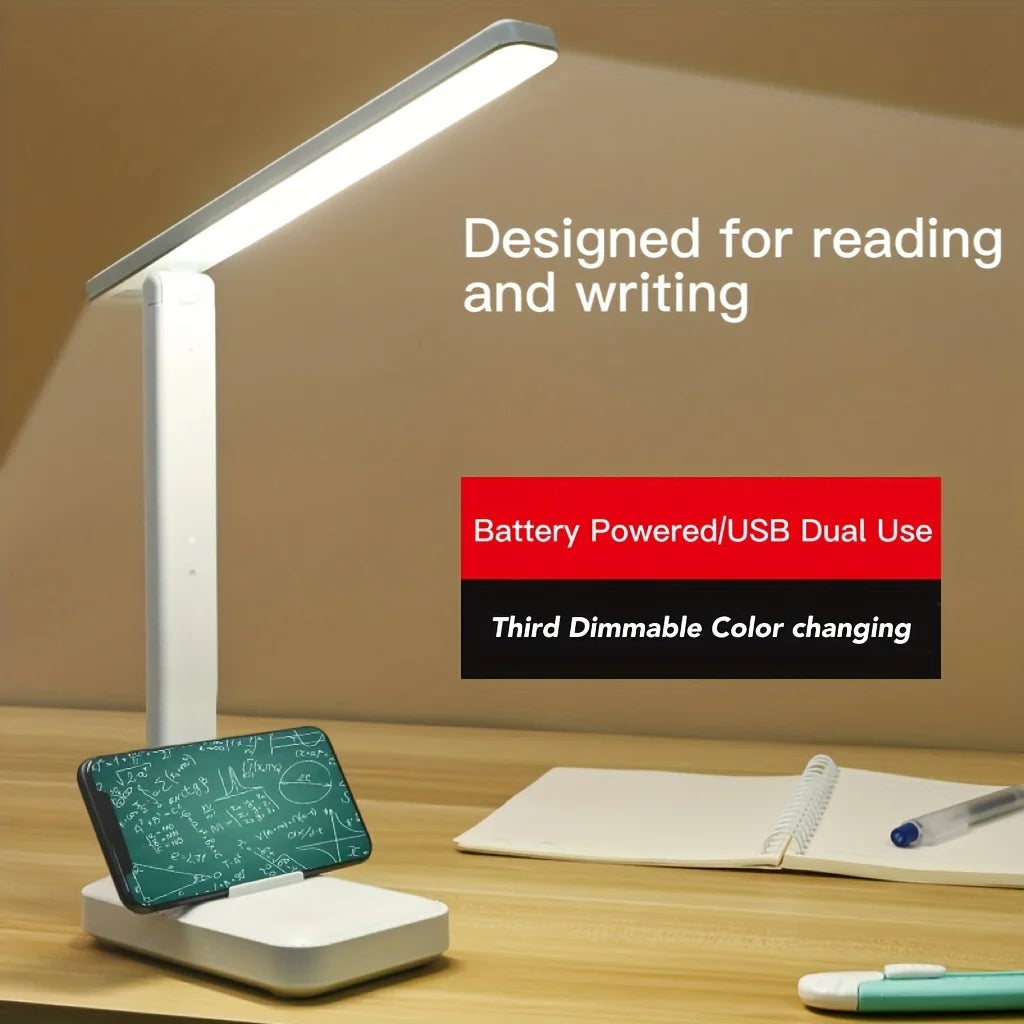 Eye Care LED Desk Lamp with USB Charging