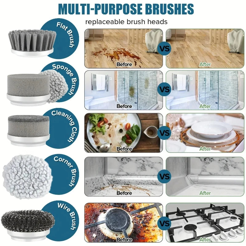 Wireless Electric Spin Brush Cleaner
