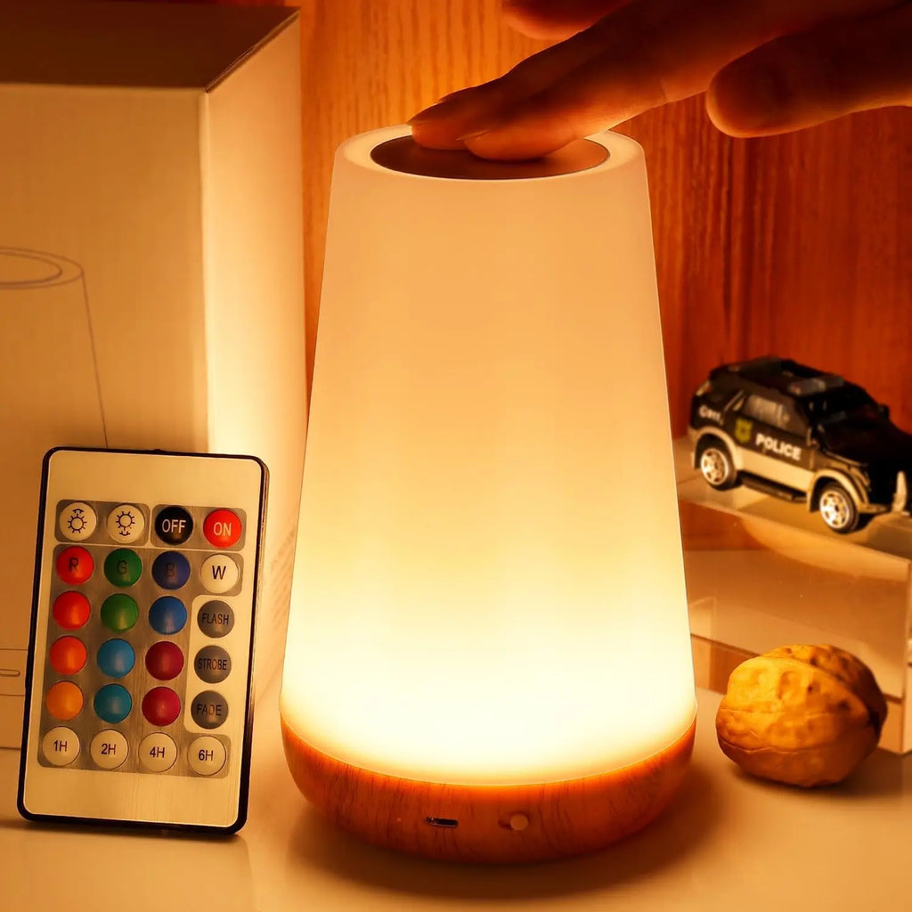 Rechargeable RGB Touch Night Light with Remote