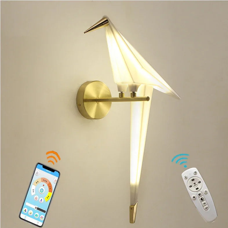 LED Bird Wall Lamp