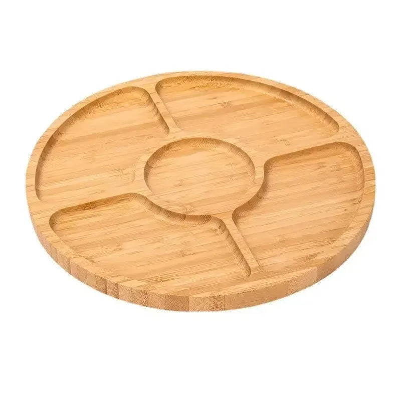 Bamboo Fruit Tray with Dividers