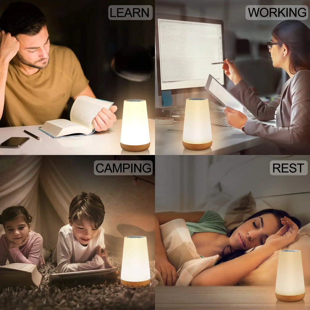 Rechargeable RGB Touch Night Light with Remote