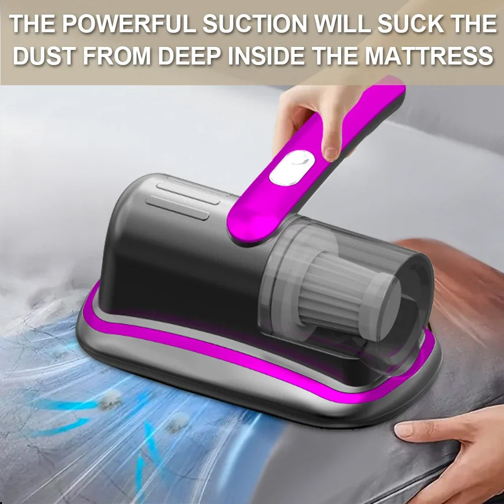 Cordless Mattress Vacuum Cleaner UV-C HEPA Filter